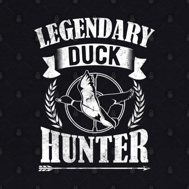 Retro Vintage Style Legendary Duck Hunting Gift For Hunter by HCMGift